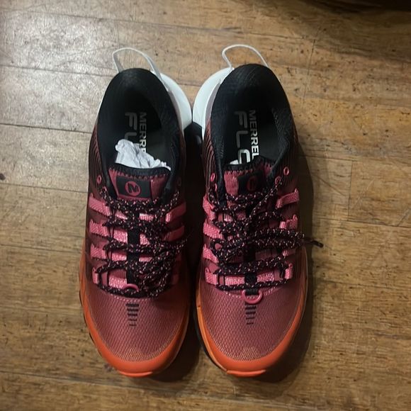 Last chance! Merrell Agility Peak 4 Tangerine/Fuschia Womens 7 NWT - Picture 3 of 8